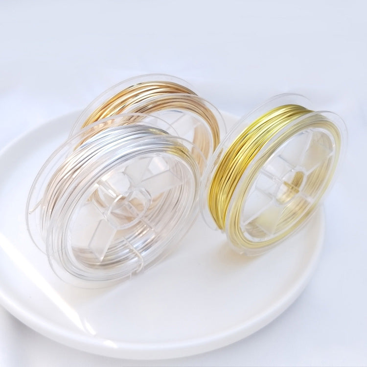 Wire components, 0.75mm semi-hard square wire 14k gold-plated, 18k gold, bright silver, 10 meters per spool