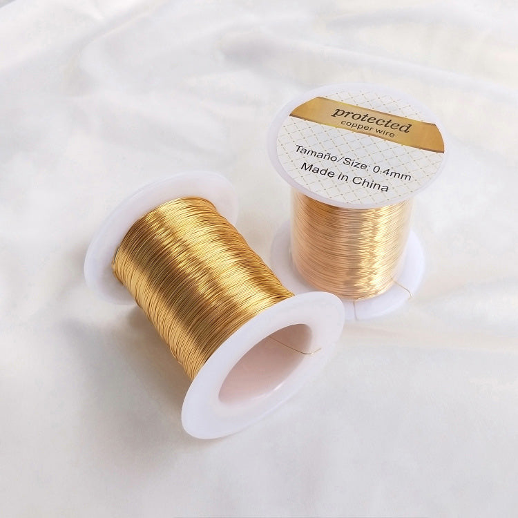 Wire Elements, 14k gold, silver, light gold, black soft wire copper wire, 1 Spool