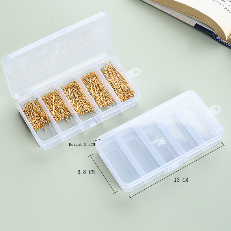 Transparent plastic storage box with lid