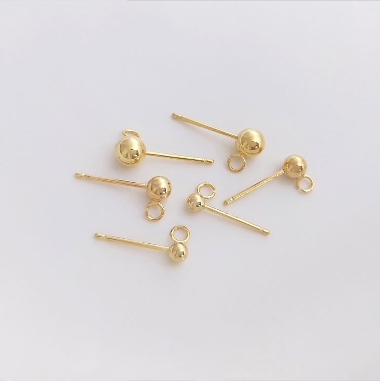 Open hoop studs 925 sterling silver