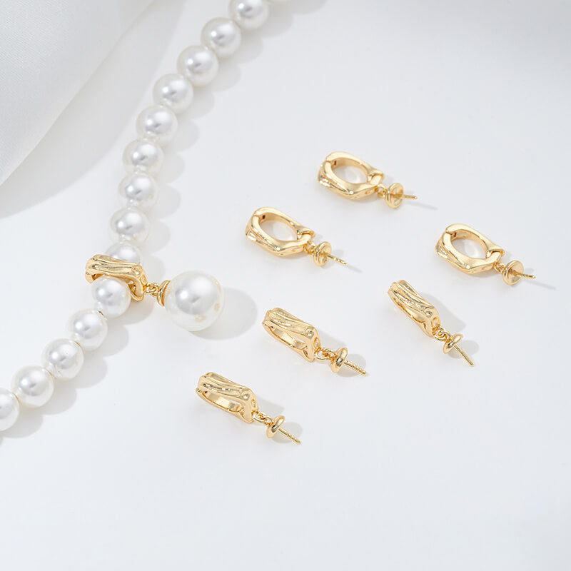 Special-shaped universal bead holder pendant clasp necklace pendant clasp