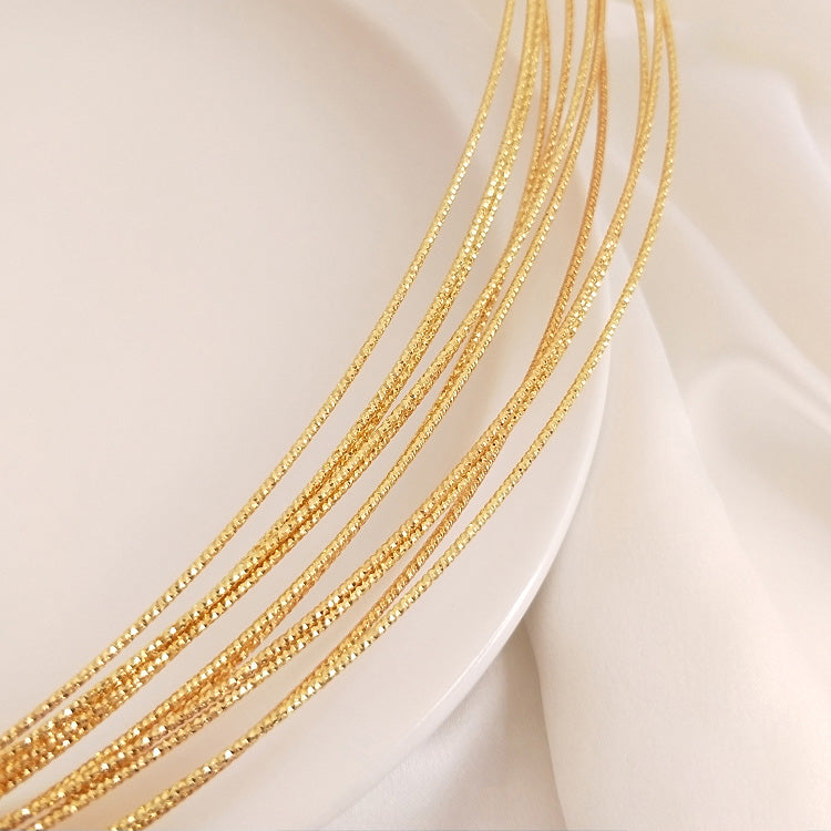 Batch hard wire, copper wire 18k (1 meter)