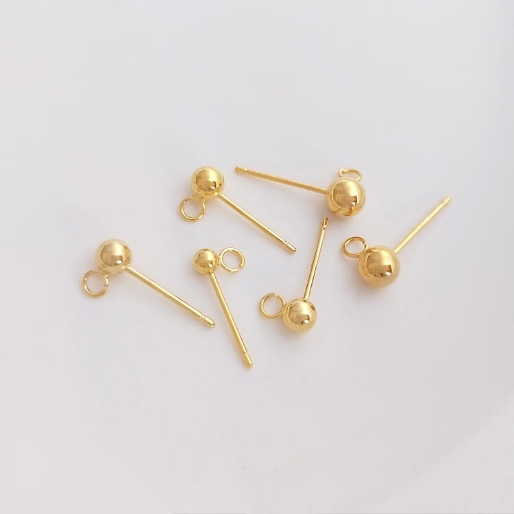 Open hoop studs 925 sterling silver