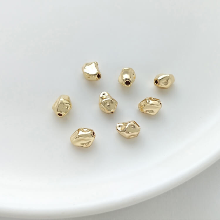 Irregular Baroque stone-shaped spacer beads