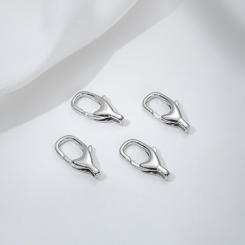 Threaded heart-shaped buckle, oval spring buckle, lobster buckle, bamboo ring buckle