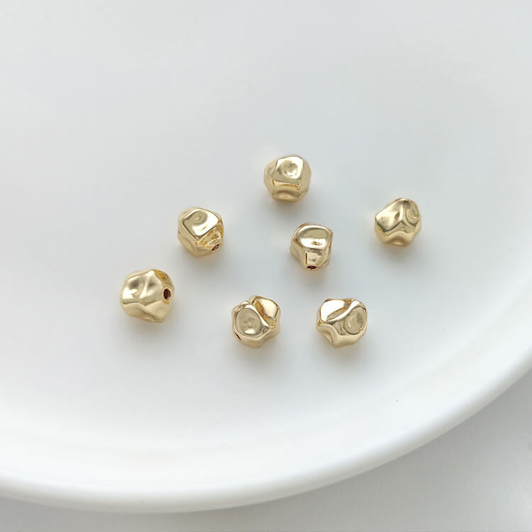 Irregular Baroque stone-shaped spacer beads