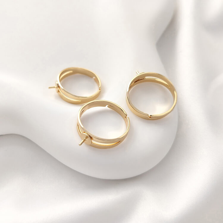 Adjustable Ring Blank,cup peg ring , flat pad, wire wire wrapped ring base