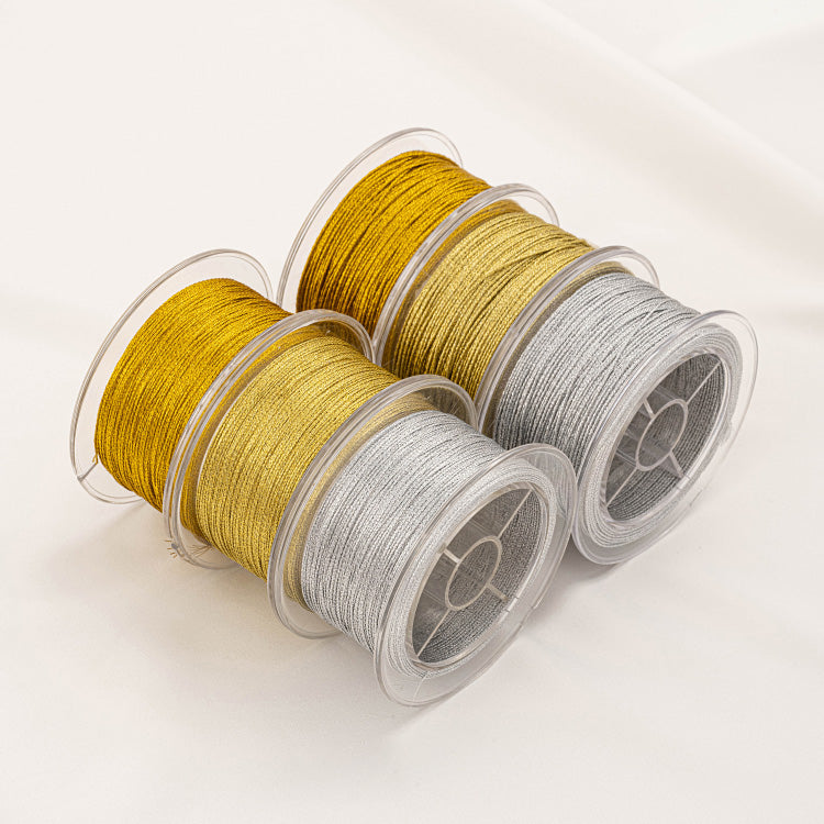 Wire components, 369 strands of gold wire, 14 light gold, silver, 18k gold