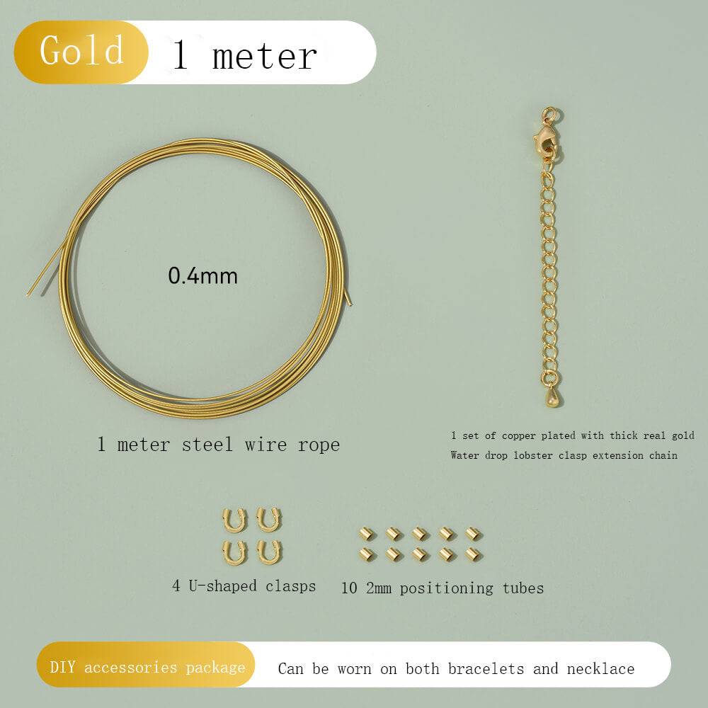 14k gold-plated pearl material package for small hole rice beads