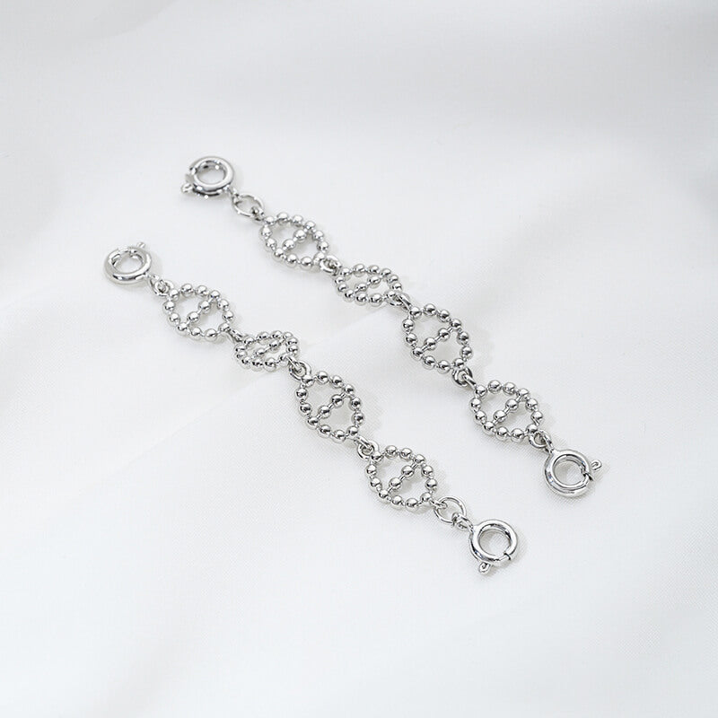 14k gold-plated white k Japanese-style chain pig nose chain double-head buckle lengthened chain