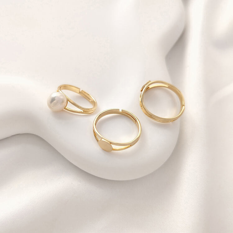 Adjustable Ring Blank,cup peg ring , flat pad, wire wire wrapped ring base