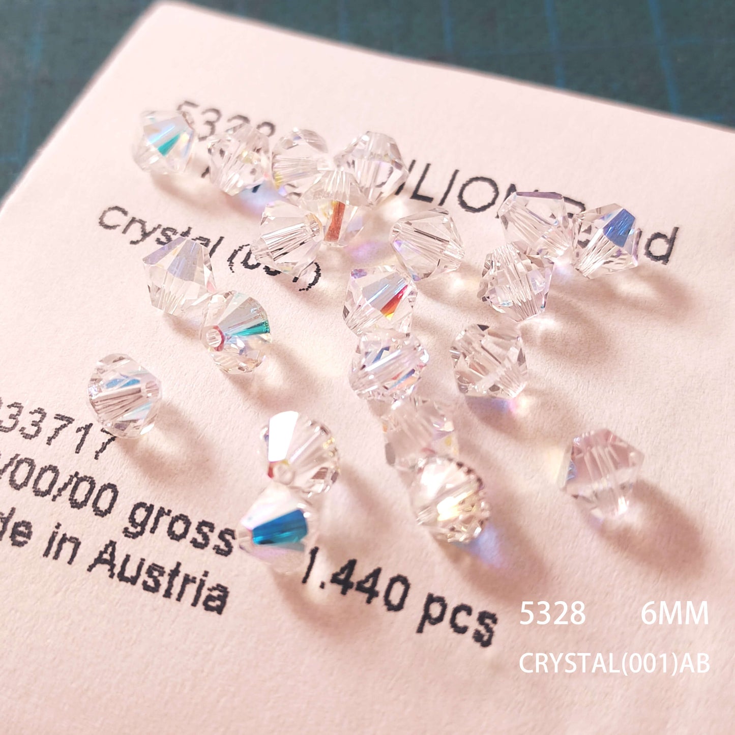 Diamond Crystal Swarovski Transparent Ab Color(20 pcs/30 pcs/100 pcs)