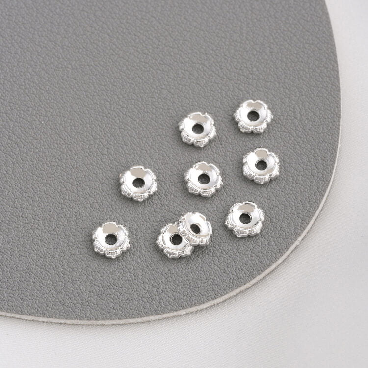 Lotus wool ball spacer beads lotus leaf wave spacer