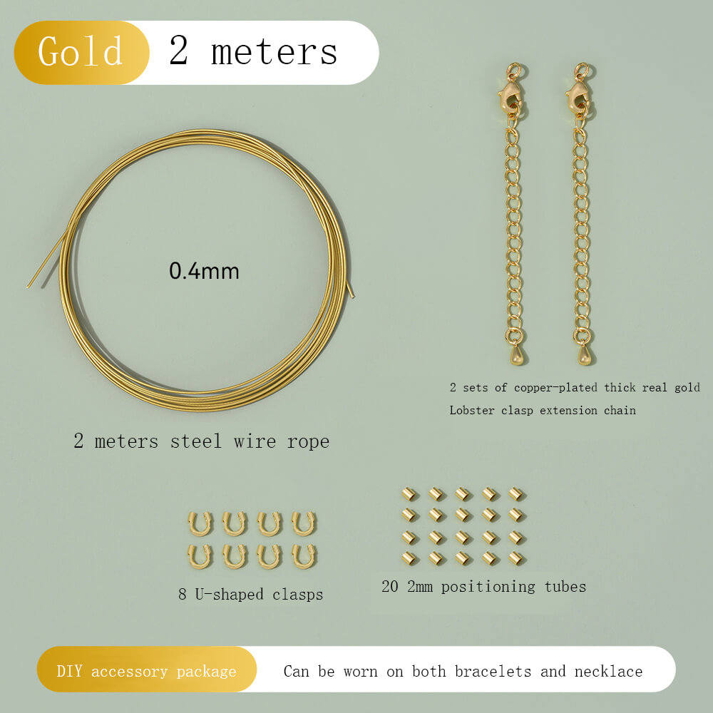14k gold-plated pearl material package for small hole rice beads