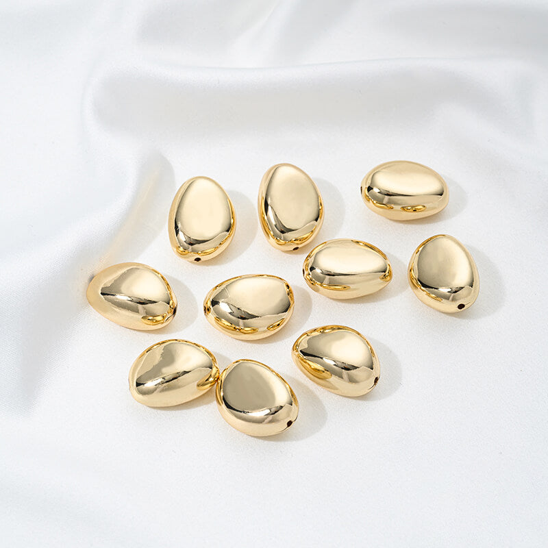 14K gold-plated special-shaped pearls Baroque irregular stone spacer beads