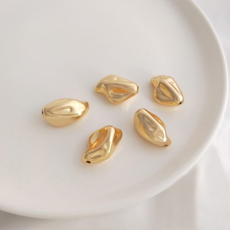 Imitation Baroque shaped spacer beads 1 piece