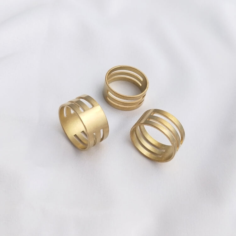 Copper ring open ring closed ring