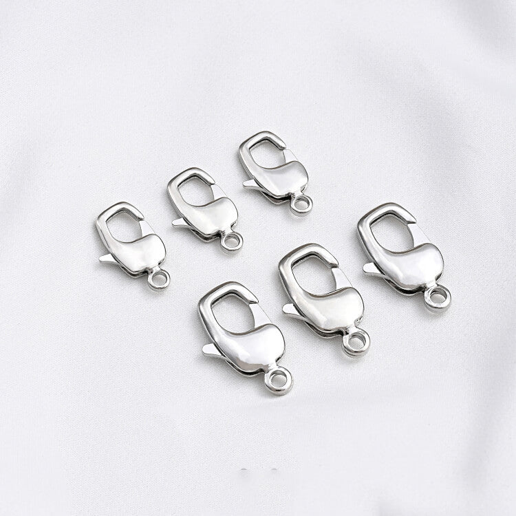 Crab claw lobster clasp 14k gold-plated platinum