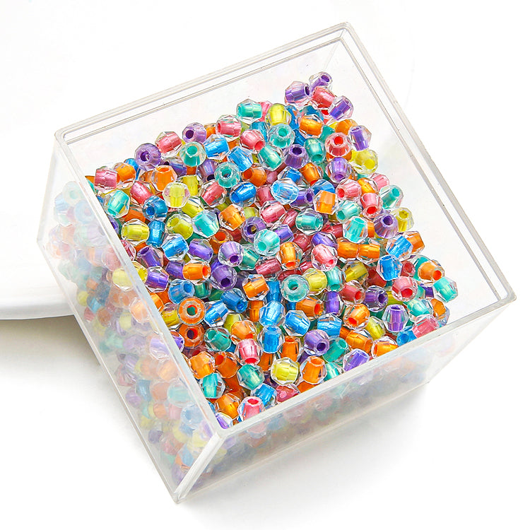 Crystal Glass Beads – Rhombus Macaron Mix 4mm (100 pcs)