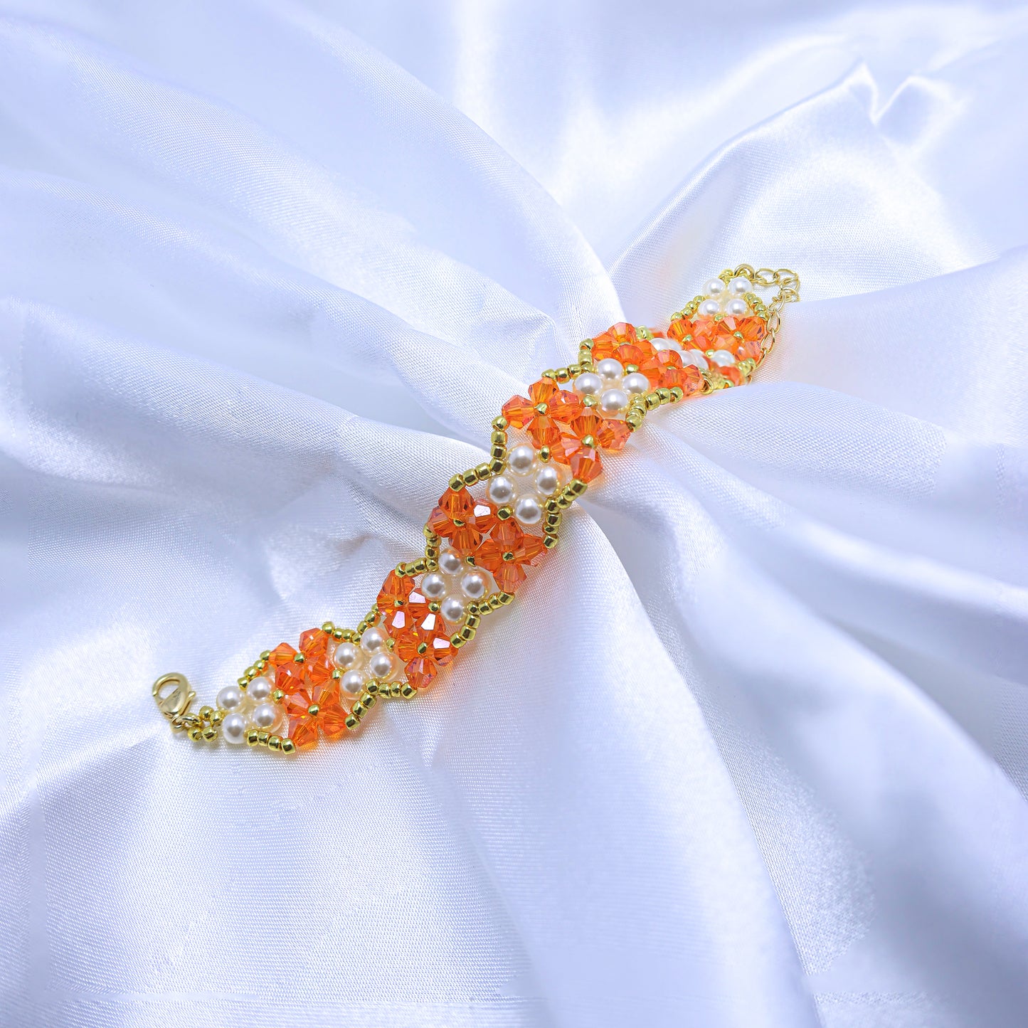 Chirimiri Handmade Crystal & Pearl Series Bracelet – Apollo’s Muse Inspired