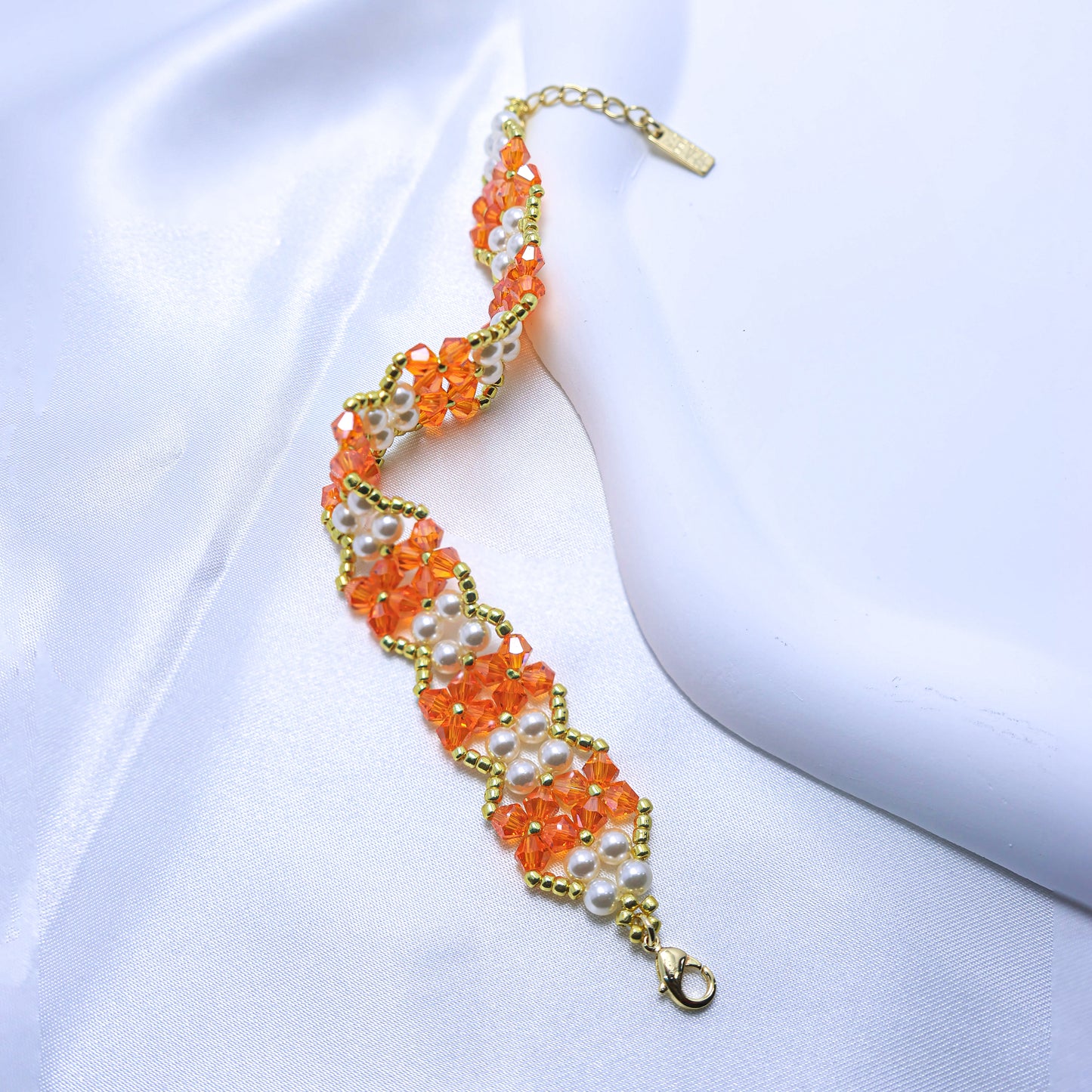 Chirimiri Handmade Crystal & Pearl Series Bracelet – Apollo’s Muse Inspired