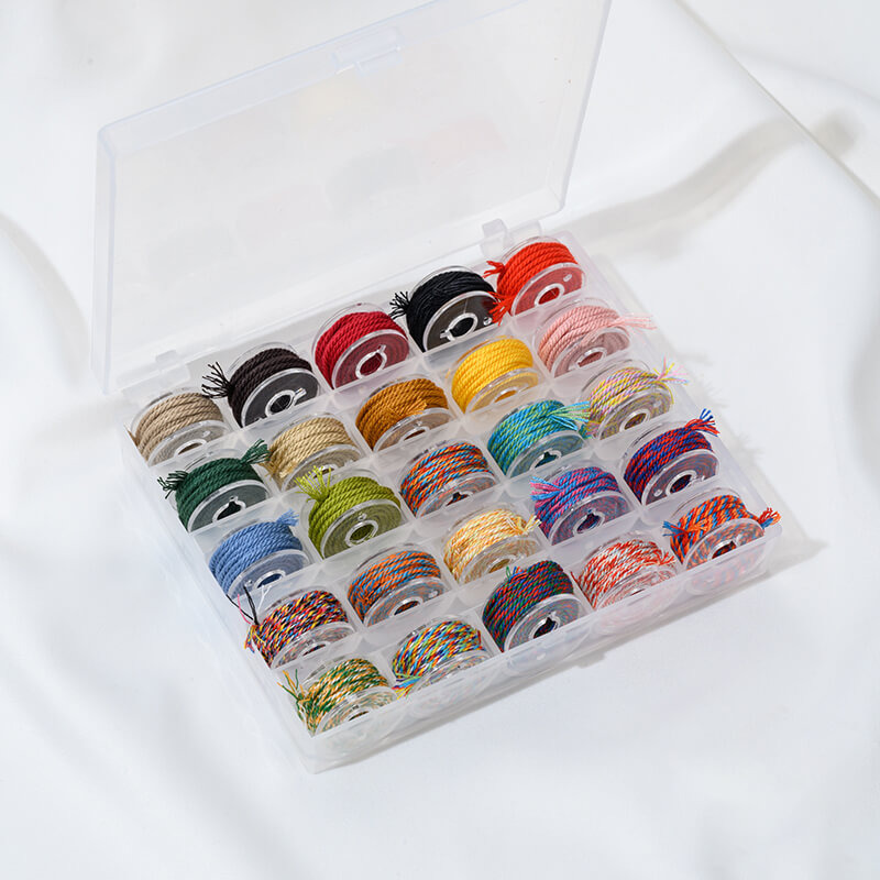 Hand-twisted cotton thread, colorful Tibetan-style hand-woven thread