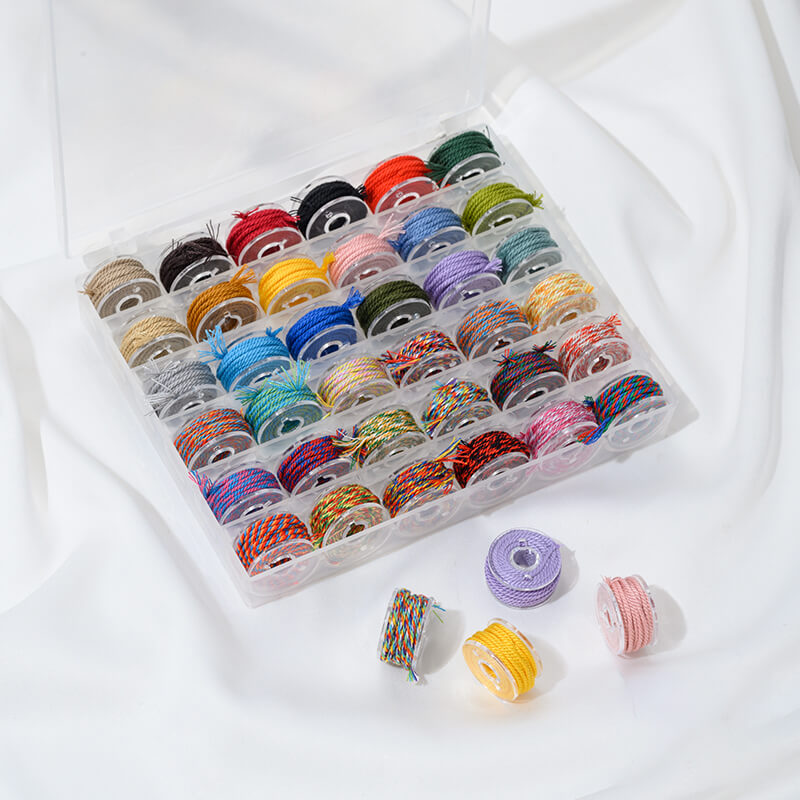 Hand-twisted cotton thread, colorful Tibetan-style hand-woven thread