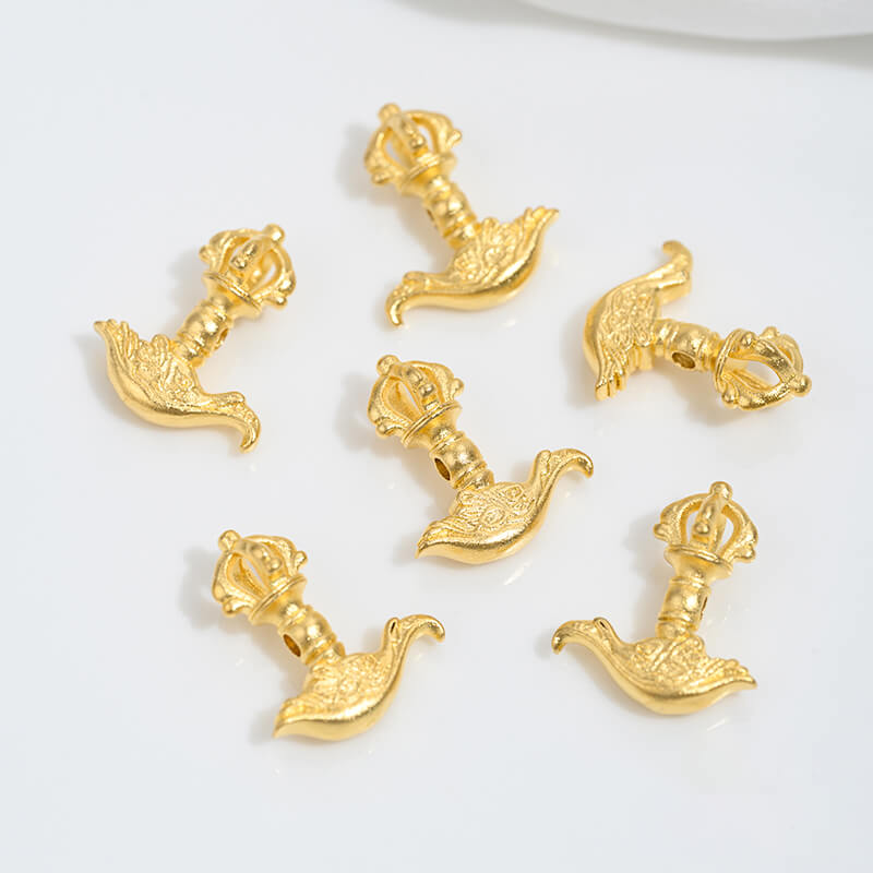 Demon-subduing pestle Tibetan vajra side hanging card five-pronged axe knife pendant