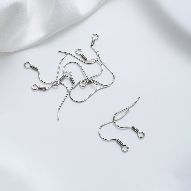 Titanium steel ear hook accessories, simple classic ear hooks
