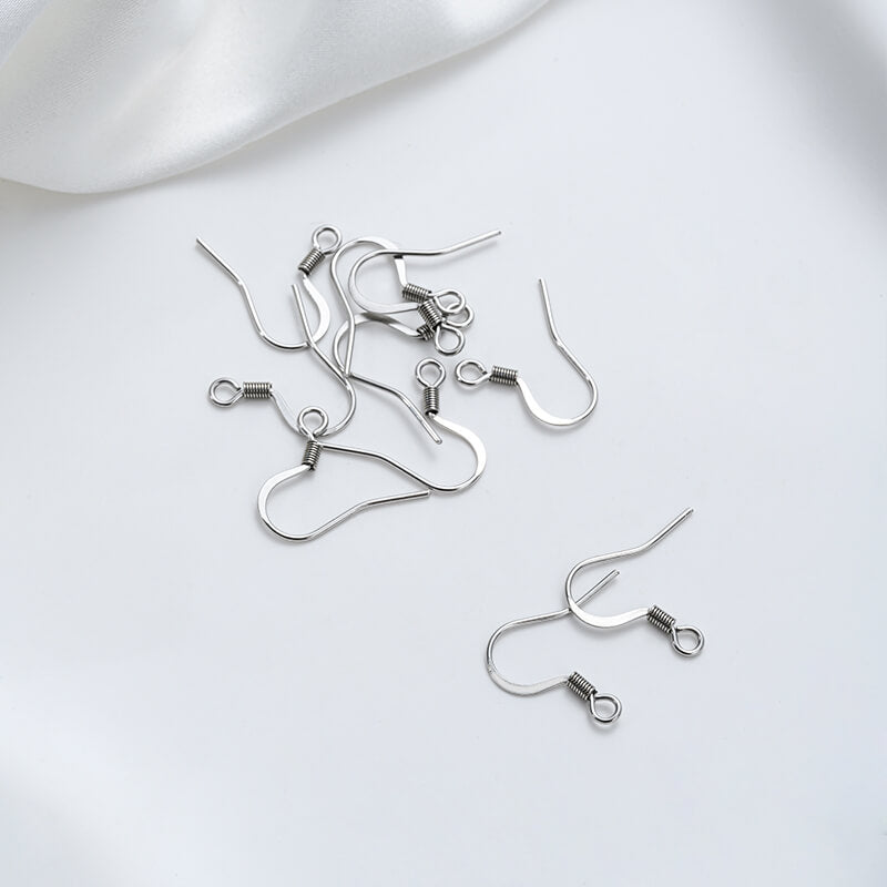 Titanium steel ear hook accessories, simple classic ear hooks