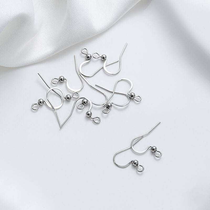 Titanium steel ear hook accessories, simple classic ear hooks