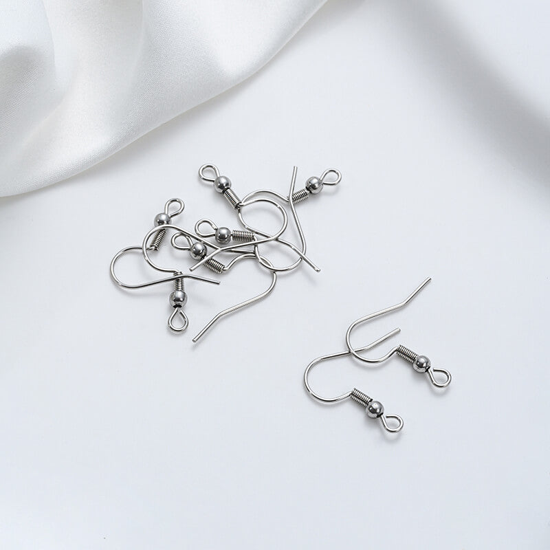 Titanium steel ear hook accessories, simple classic ear hooks