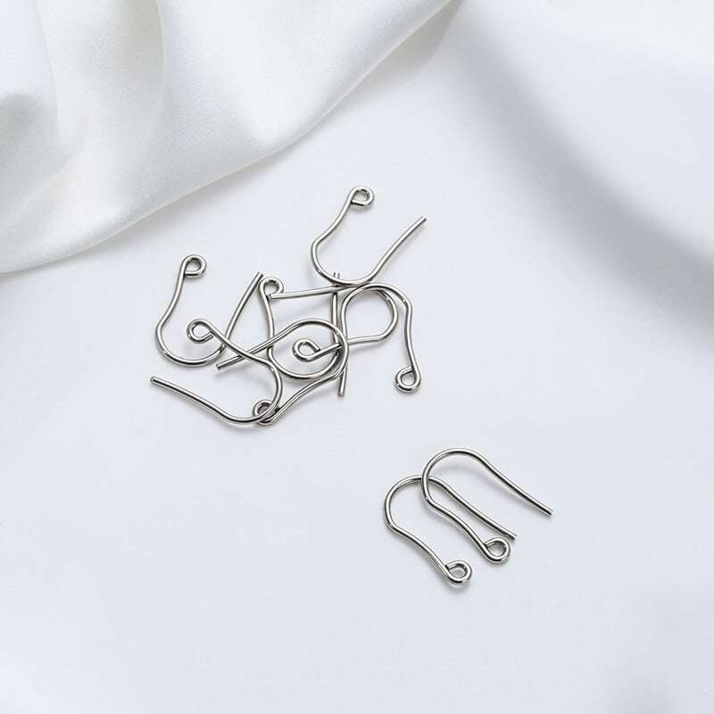 Titanium steel ear hook accessories, simple classic ear hooks
