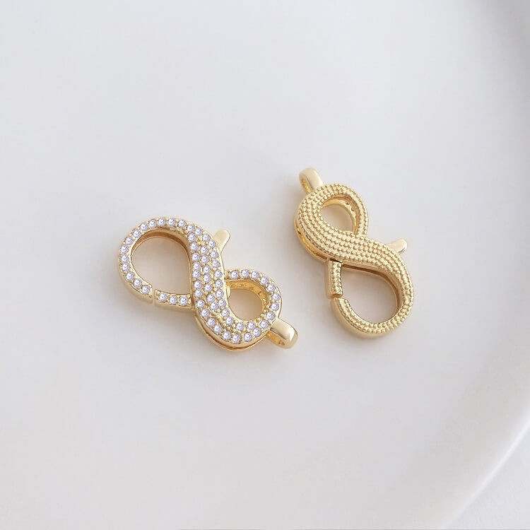 Micro-inlaid zircon five-pointed star bee peach heart-shaped high-end jewelry lobster clasp