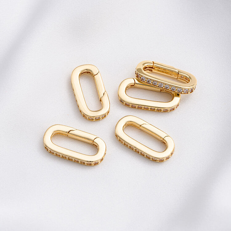 Round, oval, egg-shaped spring buckle, long lobster buckle