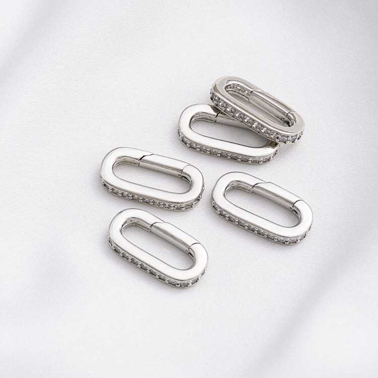 Round, oval, egg-shaped spring buckle, long lobster buckle
