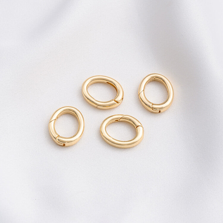 Round, oval, egg-shaped spring buckle, long lobster buckle