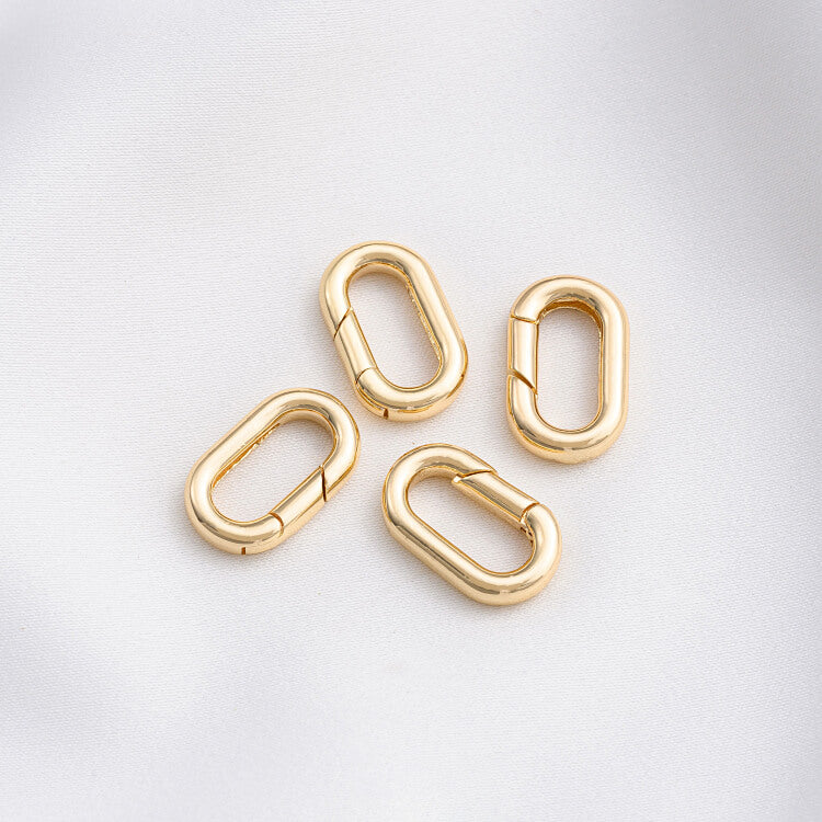 Round, oval, egg-shaped spring buckle, long lobster buckle