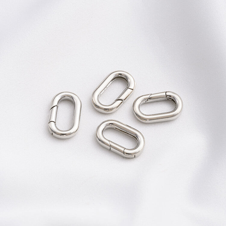 Round, oval, egg-shaped spring buckle, long lobster buckle