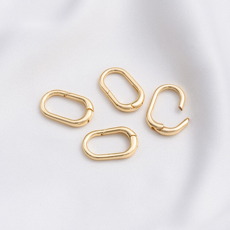 Round, oval, egg-shaped spring buckle, long lobster buckle