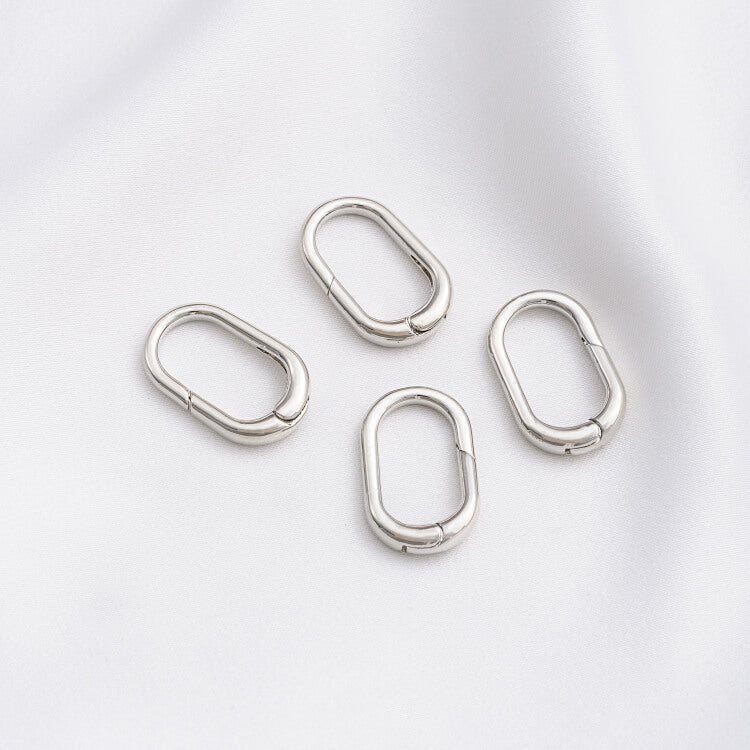Round, oval, egg-shaped spring buckle, long lobster buckle