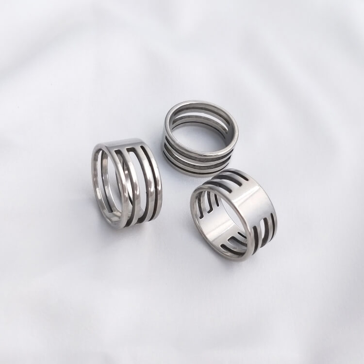 Copper ring open ring closed ring