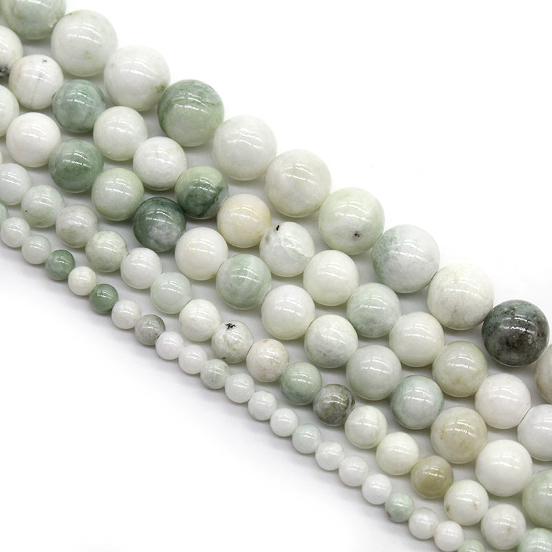 Maotian jade loose beads round beads DIY hand-woven materials