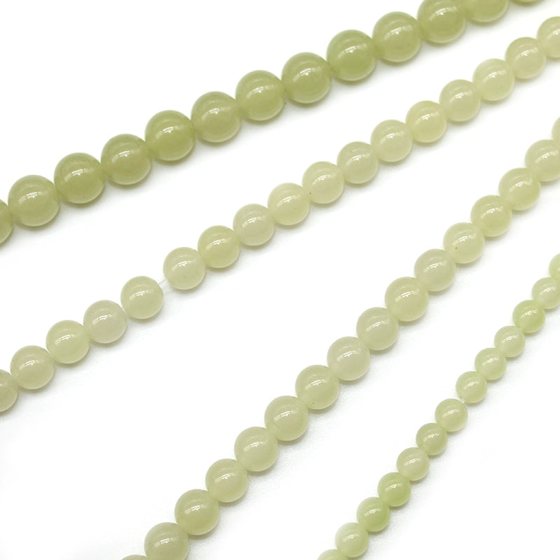 Optimized cyan chalcedony loose beads DIY hand-woven bracelet