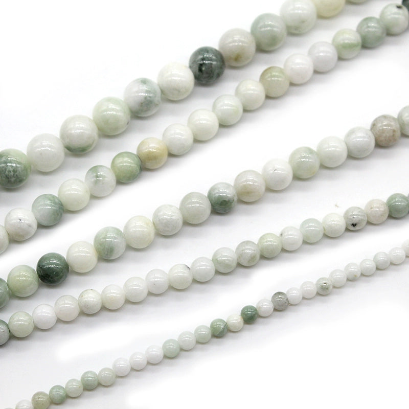 Maotian jade loose beads round beads DIY hand-woven materials