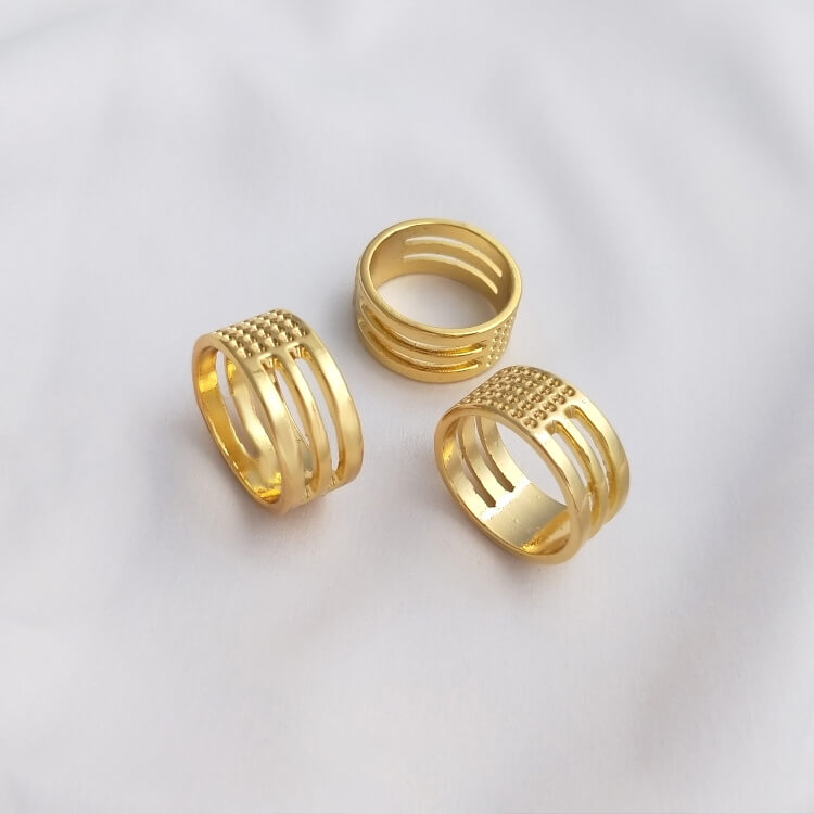 Copper ring open ring closed ring