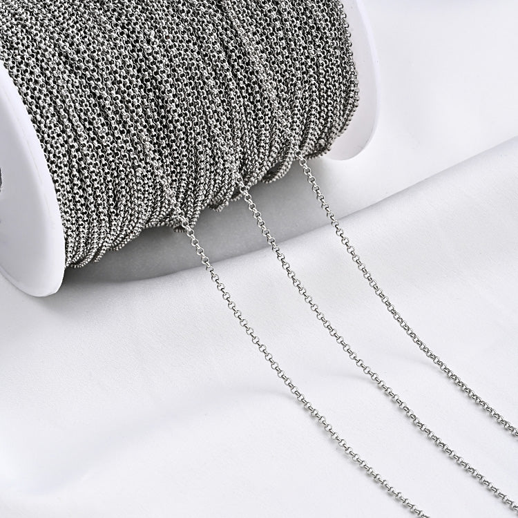 White Gold Plated Brass,Snake Chain, Pearl Chain, Clip Flat Bead Chain & Body Side Chains for DIY Jewelry