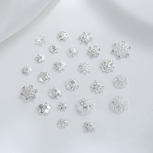 Plum blossom, four-leaf clover, snowflake beaded cap