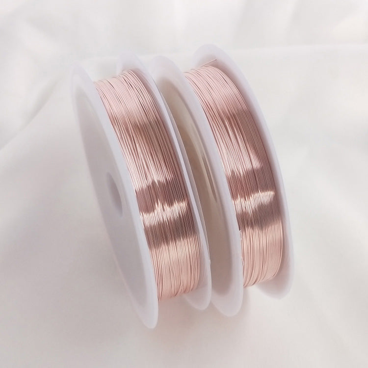 Wire Elements, Copper wire light gold, dark gold, rose pink, black, 14k gold, silver, 1 spool