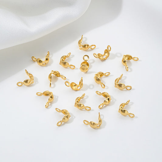 Gold jewelry accessories, lobster spring buckle, open ring, torus cap, buckle, end buckle, spacer, cut-out spacer bead